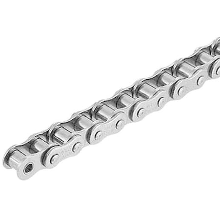 Tsubaki Roller Chain, 60 Chain Size, Riveted, 3/4 in. Chain Pitch 60SS RIV 10FT